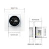 Home Thermostat Knob Bedroom Temperature Management Brass Thermostat Knob Energy Efficient Device for Underfloor Heating
