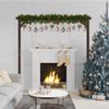 7.2ft Wooden Wedding Arch Wedding Decor for Yard Dark Brown 7.2ft x 7.2 ft/L x H
