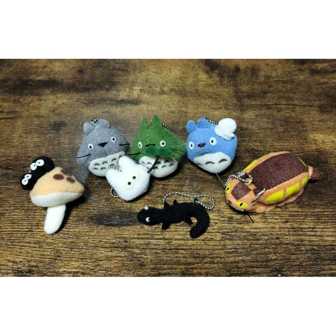My Neighbor Totoro Ghibli CollectionPlush ball chain keychain 7 pieces