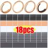 18pcs 2025 New Ring Size Adjuster Invisible Inner Sticker Single-sided Adhesive Anti Slip Shock-absorbing EVA Sponge Pad