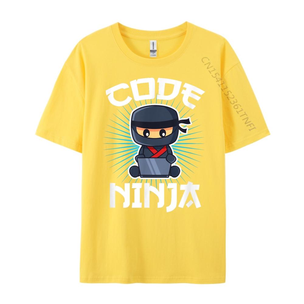 Code Ninja Programmer Coder Computer Programming Coding Luxury T Shirt Woman Mens TShirts Easter Sunday