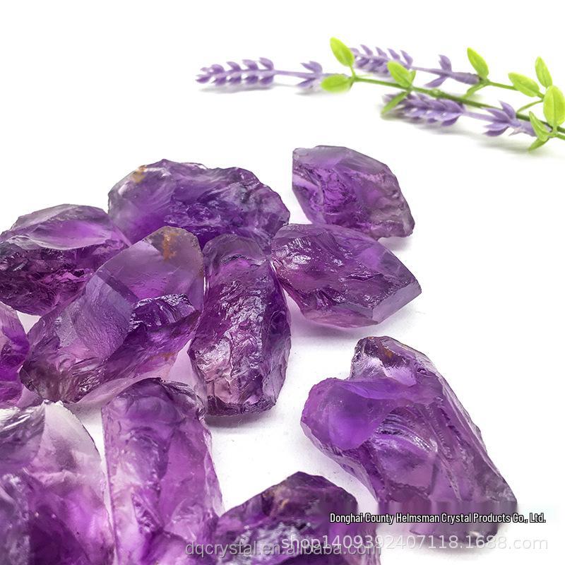 Raw Natural Amethyst Crystal: Aromatherapy, Diffuser, and Ornament Specimen