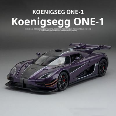 1:24 ONE-1 Miniature Toys Cars Alloy Diecast Models Pull Back Vehicles 4 Doors Opened Sports Car Toddler Toys For Kids Gifts