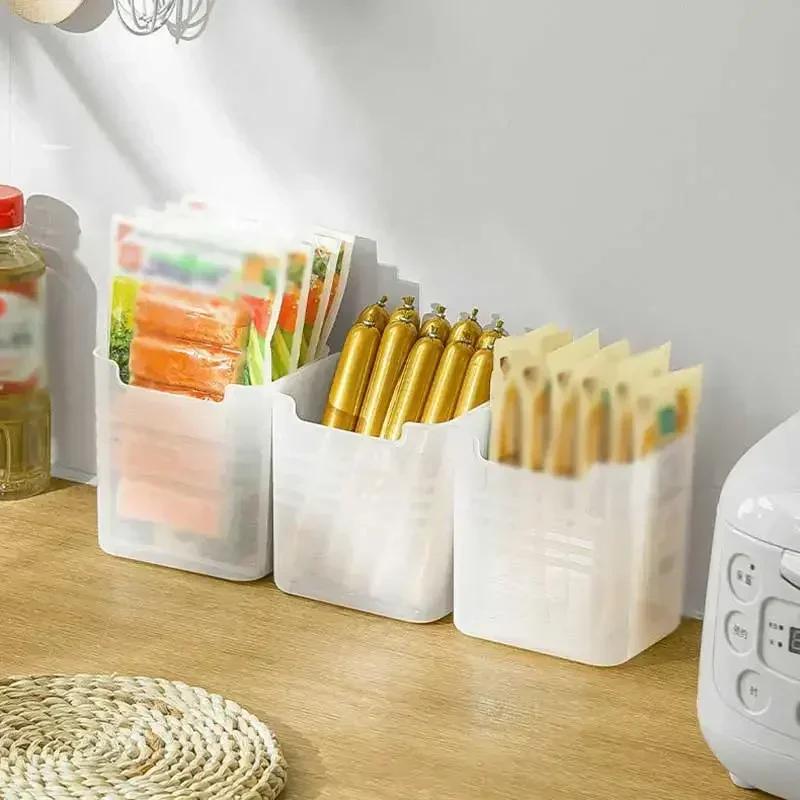 Refrigerator Food Storage Box Fruit Vegetable Fresh-keeping Box Fridge Side Door Drawer Organizer Rack Kitchen Storage Supplies