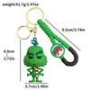 Bambola Grinch esplosione transfrontaliera Nuovo portachiavi ciondolo Grinch di Natale Mostro dai capelli verdi di Natale ornamento