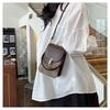 Retro Color Block Faux Leather Phone Bag for Women, Chic Small Square Shoulder Crossbody Purse, Vintage Style Handbag
