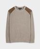 BROOKS BROTHERS [Heritage] Patch Pullover Sweater (Beige) (Bbwrmhf412)