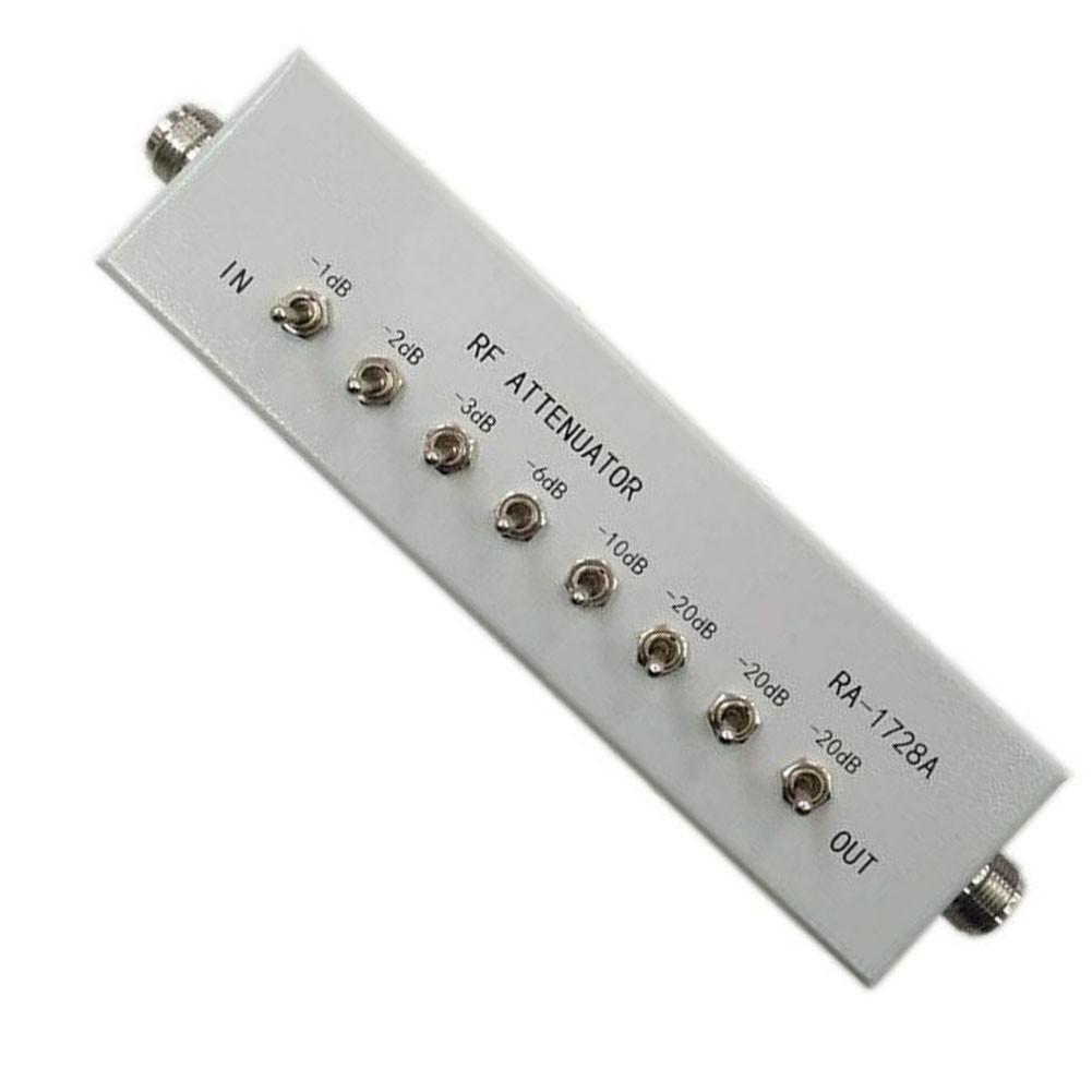 1 X  0 - 82DB VARIABLE/ STEP ATTENUATOR 50 OHM For Ham Radio Transmitter Etc#