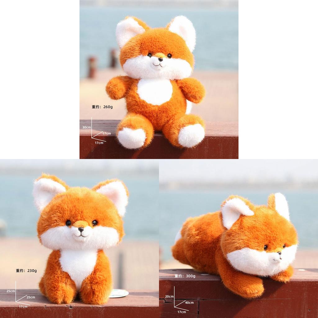 Fox Plush Toy With Pp Cotton Soft Plush For Kids And Teens Gift