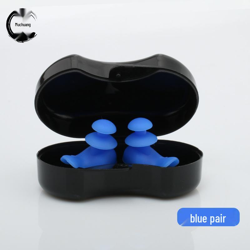 Silicone Waterproof Swimming Earplugs & Nose Clip Set - New Upgrade