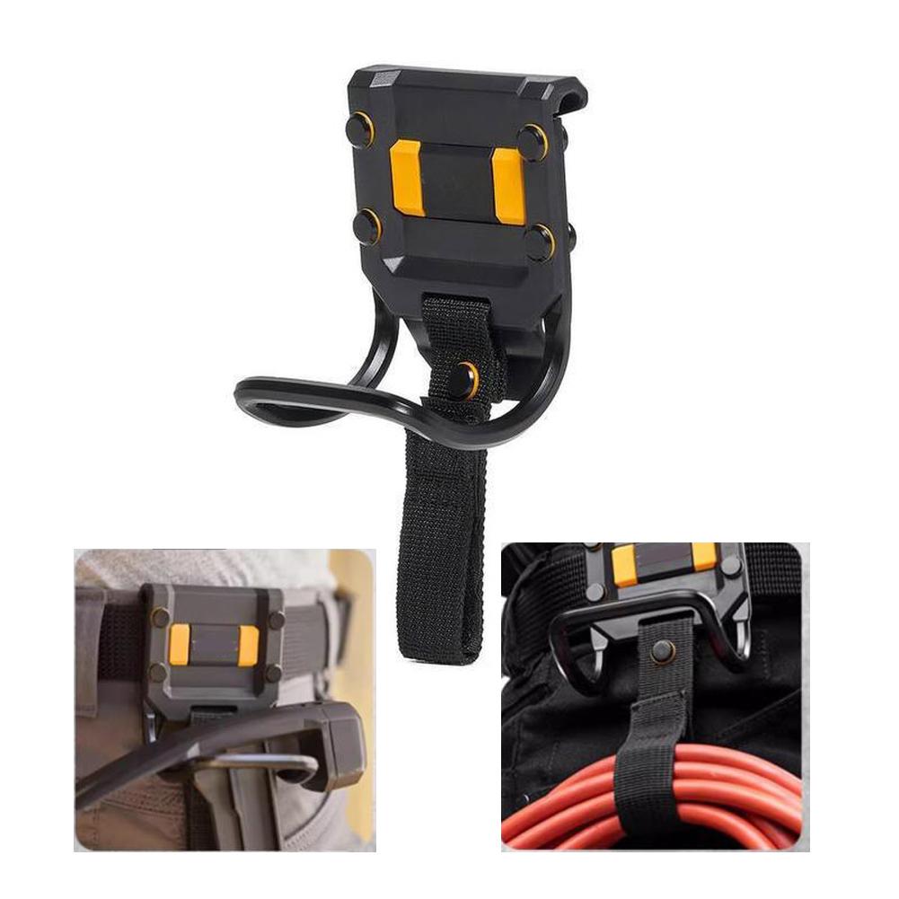 Electric Drill Belt Hook Modular Magnetic Tool Holder with Ergonomic Clip Fast Release and Wear Resistant Material Blend