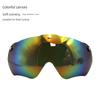 Gub K80 plus Mountain Bike Helmet Magnetic Transparent Lens Yellow Night Vision Gray Dazzling Goggles