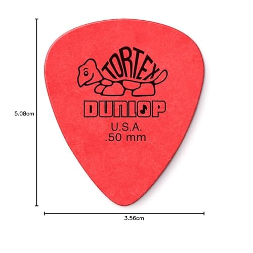 Jim Dunlop Tortex Standard 0.50 Picks, Player's Pack of 12