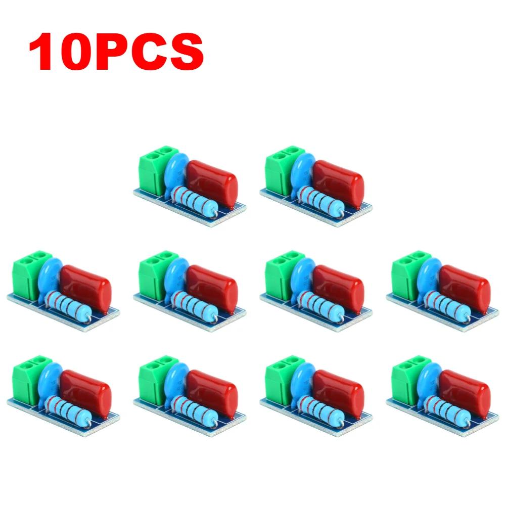 RC Absorption Circuit Module Relay Contact Protection Resistance Surge AC/DC 5V-400V Snubber Board Anti-interference Module
