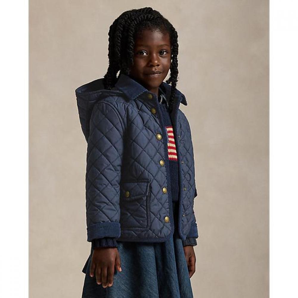 Polo Kids Girl 2 6 Years Quilted Water Repellent Jacket Cwpootwr2820052410 4