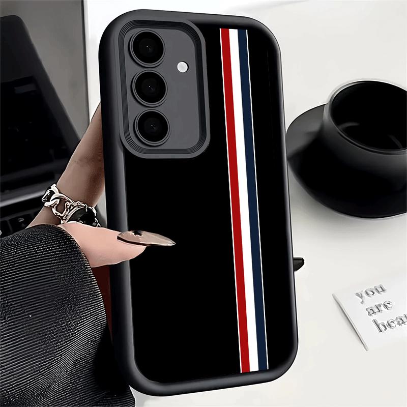 Phone Case for Samsung Galaxy A17 A16 A15 A14 A13 Luxury Sports Line Cool Stripe A56 A36 A26 A55 A35 A25 A54 A34 A24 A53 A33 A23