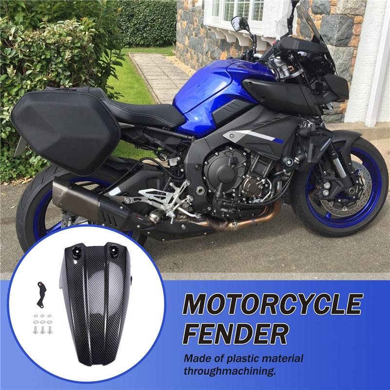 

AUTO Motorcycle Accessories For MT-10 MT10 SP 2016-2024 Mudguard Rear Fender Extensions Splash Cover Carbon Fiber Pattern