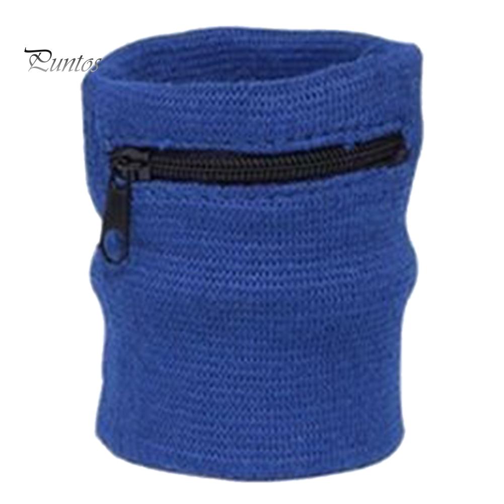 Puntos 1Pc Carteira Bolsa Envoltório de Pulso Bandagem Suporte Zíper Correndo Pulseira Esportiva