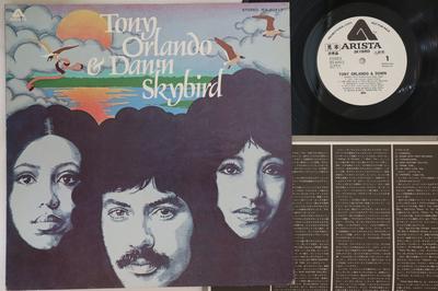 LP Record TONY ORLANDO & DAWN - Skybird IES80413PROMO ARISTA 1975 Japan Rock Used