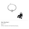 CHANEL Alloy, Rhinestone Bracelets Women's Silver ABB621-B14142-NR575