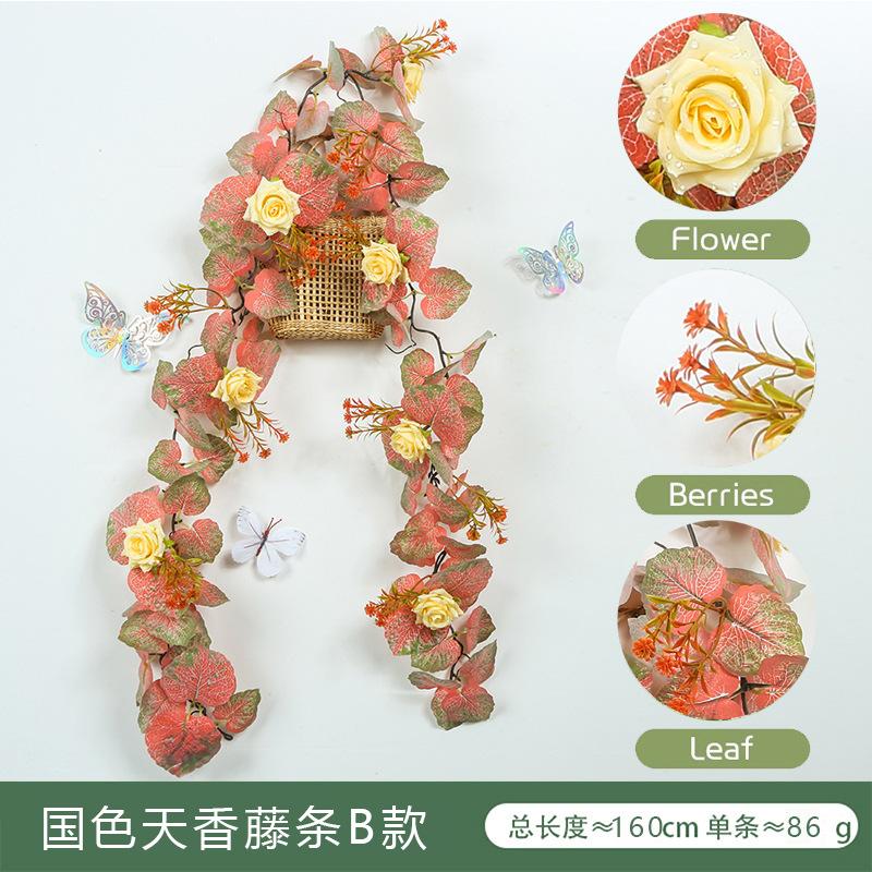 

Имитация виноградной лозы, эвкалиптовая лоза, домашняя лоза, имитация розы, влажная, прикосновение, искусственная имитация цветка, лоза