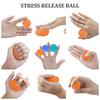 5Pcs Hand Therapy Finger Exercise Grip Ball Egg Shape Strength Trainer Squeeze Stress Relieve