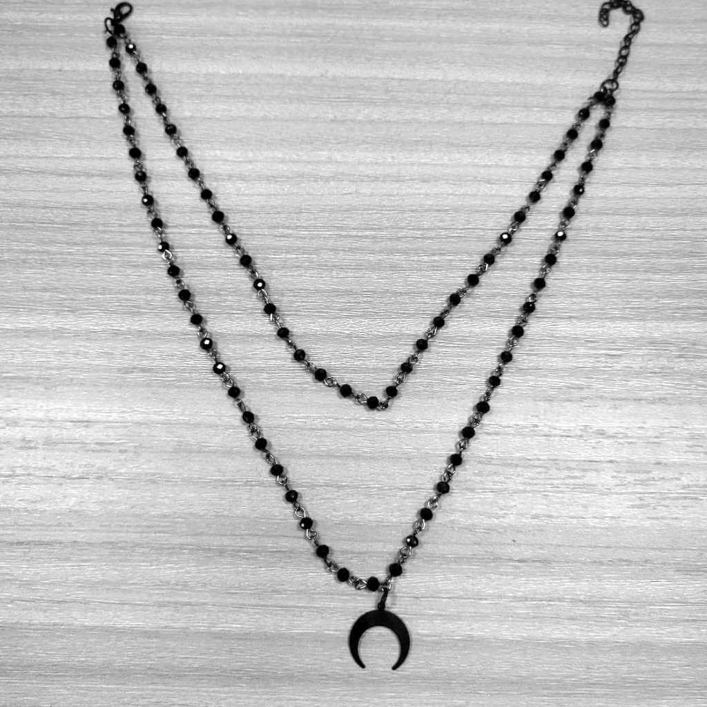 Gothic Cross Necklace For Women With Alloy Pendant And Punk Style Fashion Accessory