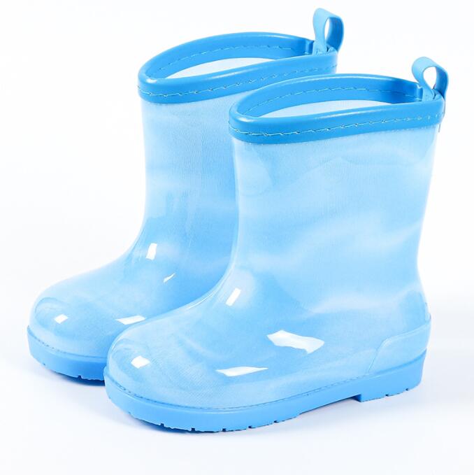 

Fashion Girls Mid-Calf Waterproof Rain Boots Rainbow Water Shoes Pvc Beach Shoes Non-Slip Water Boots Little Girls Outer Rain Bo 24