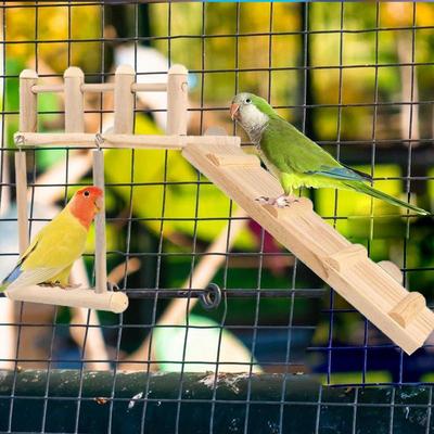 Hamak Huśtawka do Klatki dla Papugi Klatka dla Nimfy Hamak Huśtawka Zabawka Drewniany Stojak Gałęzie Hamak Huśtawka Zabawka dla Nimfy Klatka dla Ptaków