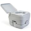 Toilette Portable Chimique pour Adultes 10L Camper, Camping, Auto Caravane WC Briebe Camp Compact Go WC1194 Gris