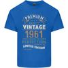 Premium Vintage 65th Birthday 1961 Unisexs Light Cotton TShirt