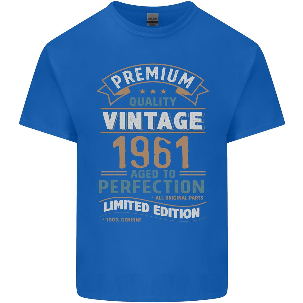 Premium Vintage 65th Birthday 1961 Unisexs Light Cotton TShirt
