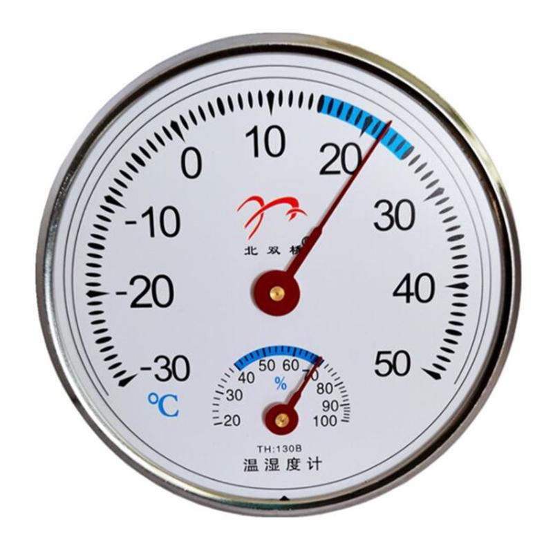 Round Thermometer Indoor & Humidity Gauge Thermometer Hygrometer Analog Monitor 1