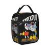 Cartoon Cupheads and Mugmans Game Thermal Insulated Lunch Bags for Picnic Reusable Food Bag Thermal Cooler Lunch Box