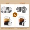 Refillable Capsule Pods Resuable Filter Cup Fit for Illy Coffee Machine Metal Stainless Steel Coffee Capsules Tamper
