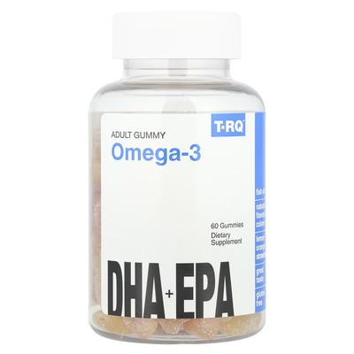 Adult Gummy Omega 3, Dha + Epa, Lemon, Orange, Strawberry, 60 Gummies