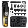 Waterproof electric shaver, household men's hair clipper, multi-functional electric nose hair trimmer set wholesale