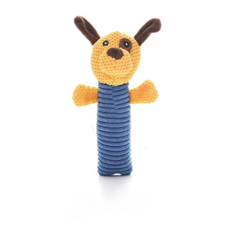 2026 Dog Chew Toy Simulated Plush Animals Sounding Bite-resistant Puppy Toy Teeth Cleaning Training Dog Plush Toy Supplies