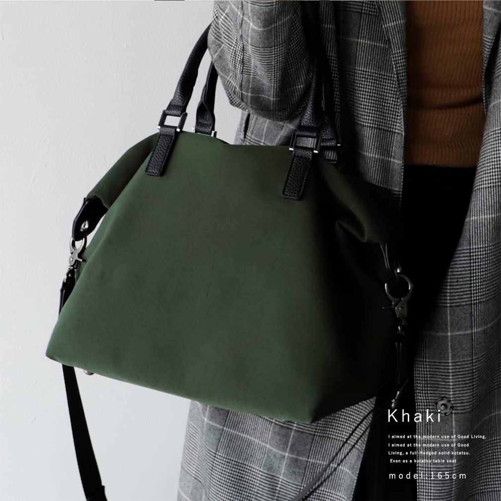 Gratante Nylon Combi Tote Bag for Commuting [Gratante] 2-way Women, Bag, Abb-g0043 (Khaki)