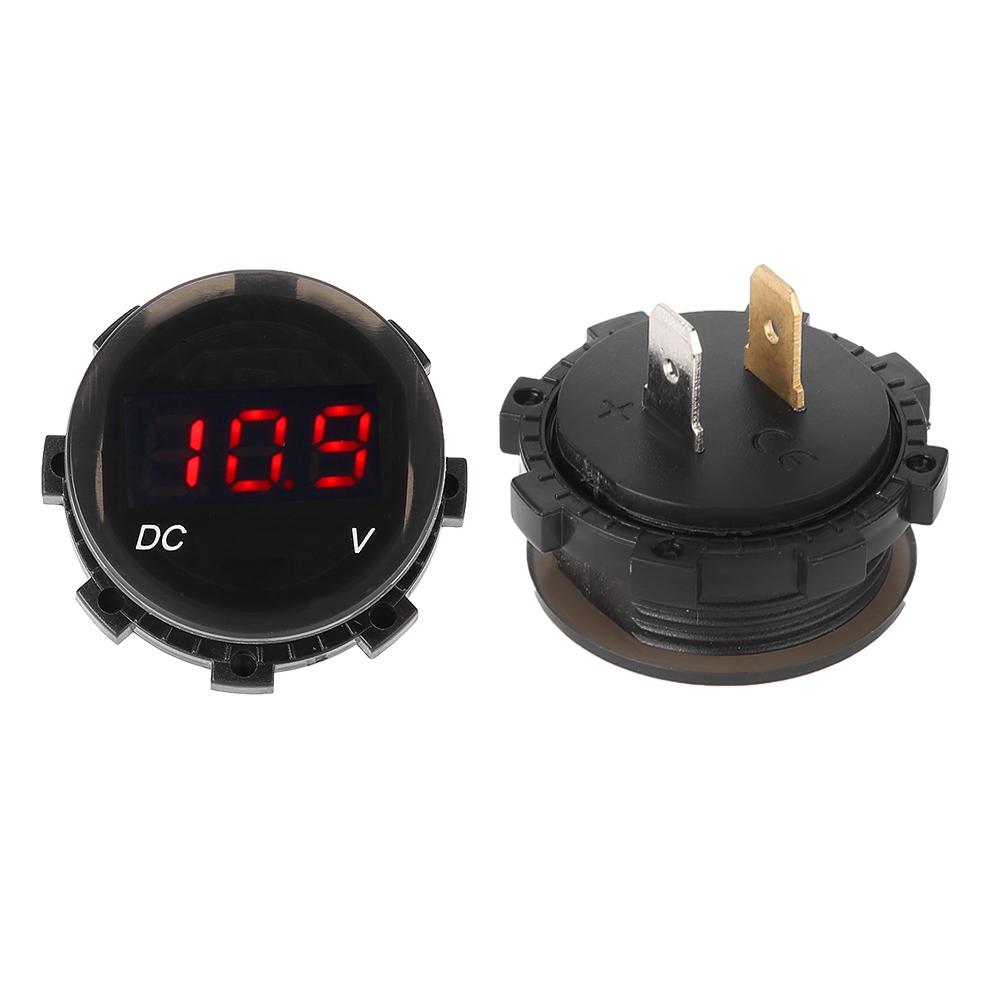 Modified Motorcycle Voltmeter LED Digital Display Voltage Volt Gauge Panel Meter