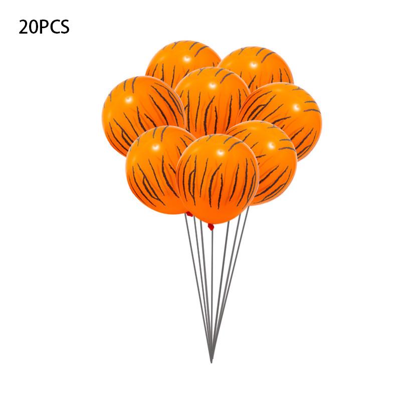 12 Safari Inches Theme Party Decorations Jungle Animal Baloons Balloons Birthday