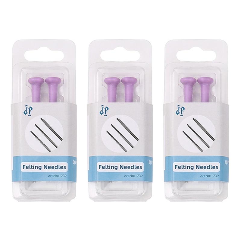 6Pcs Felting Needle Wool Felting Needle with Comfortable Grip for Beginner Professional 1