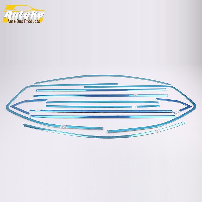 Stainless Steel Anti-Scratch Trim for 730 Model Car Windows - Fits 17 Models