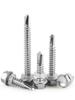 410 Stainless Steel External Hex Drill Tail Self-Tapping Screws