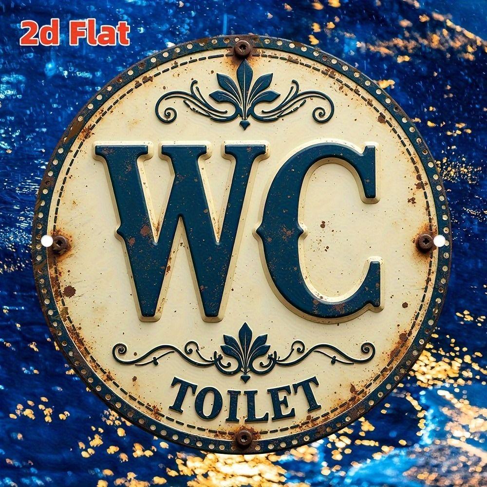 2D Плоское Подвесное Металлическое Украшение, Расписанная Вручную Настенная Табличка