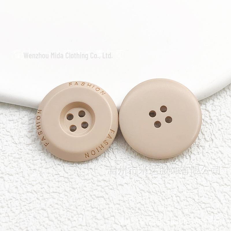 Spray Paint Resin Buttons: Men’s & Women's Coat, Windbreaker, Colored & Sweater 4-Hole Buttons Available