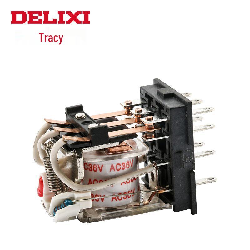 Delixi Electric CDZ9L AC Electromagnetic Relay with Light