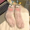 Funny Socks Autumn Winter Coral Fleece Floor Socks Couple Sleep Sock Fuzzy Socks Funny 3D Xmas Cartoon Eyes Fluffy Socks