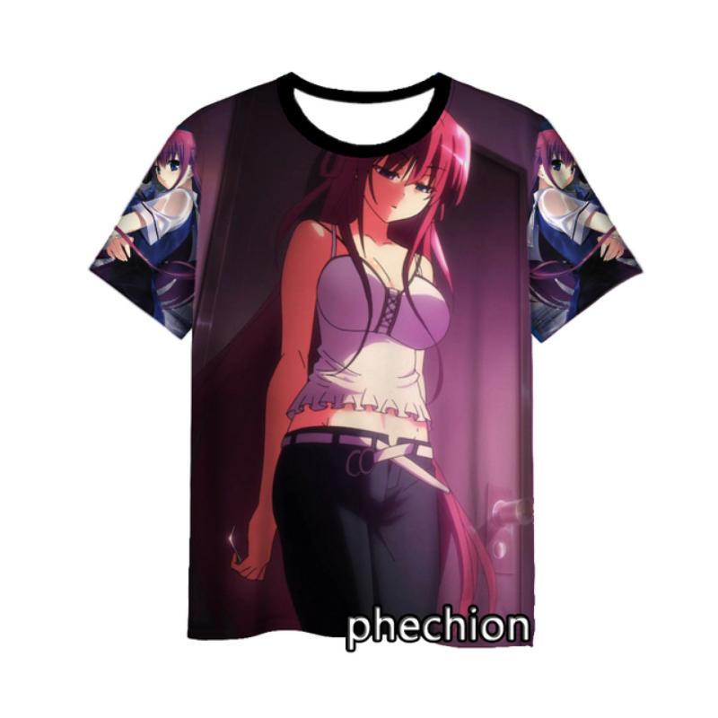 Phechion New Fashion Men/Women The Eden of Grisaia 3D Printed Short Sleeve Casual T Shirt Sporting Hip Hop Summer Tops L253