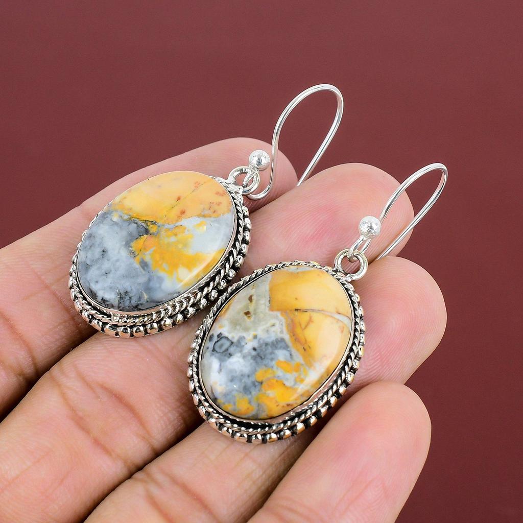 Maligano Jasper Earring Vintage Earrings Awesome Gemstone Jewelry 925 Sterling Silver Earring Handmade Earring Silver Jewelry Gifts For Mom
